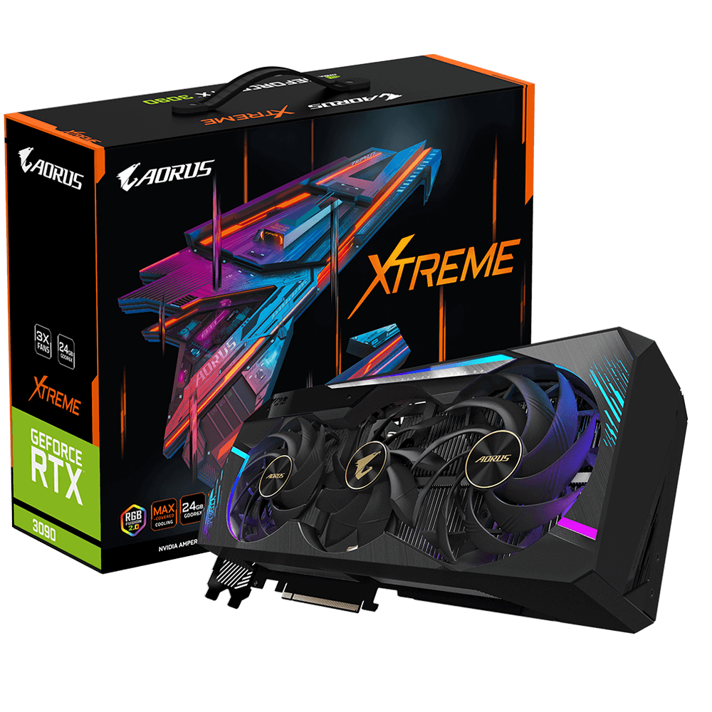 GIGABYTE AORUS GeForce RTX 3090 XTREME 24GB Video Card GV-N3090AORUS X-24GD