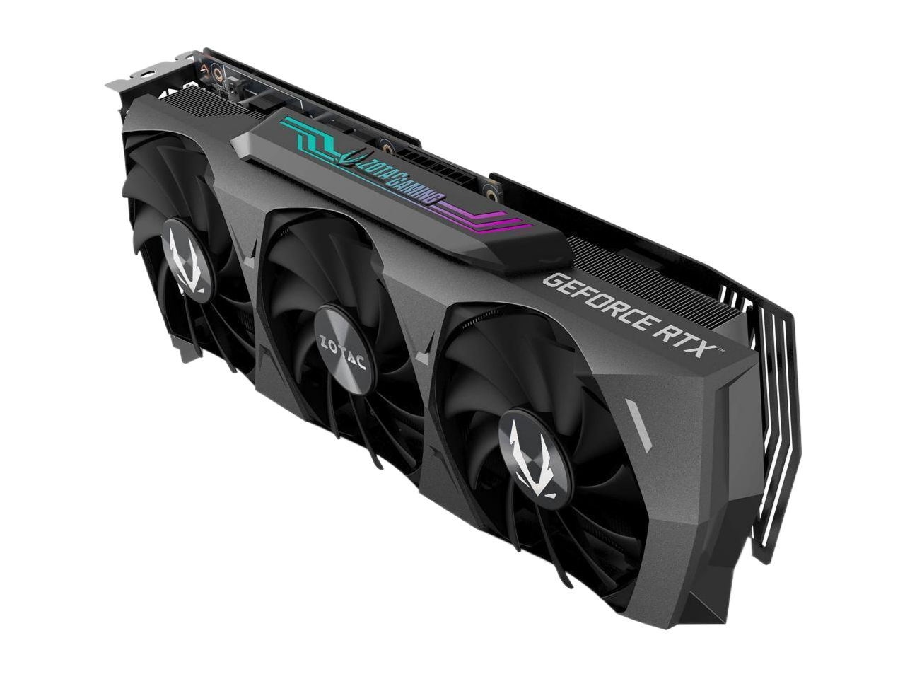 ZOTAC GAMING GeForce RTX 3070 Ti Trinity OC 8GB GDDR6X 256-bit 19 Gbps PCIE 4.0 IceStorm 2.0 Advanced Cooling SPECTRA 2.0 RGB Lighting Gaming Graphics Card ZT-A30710J-10P