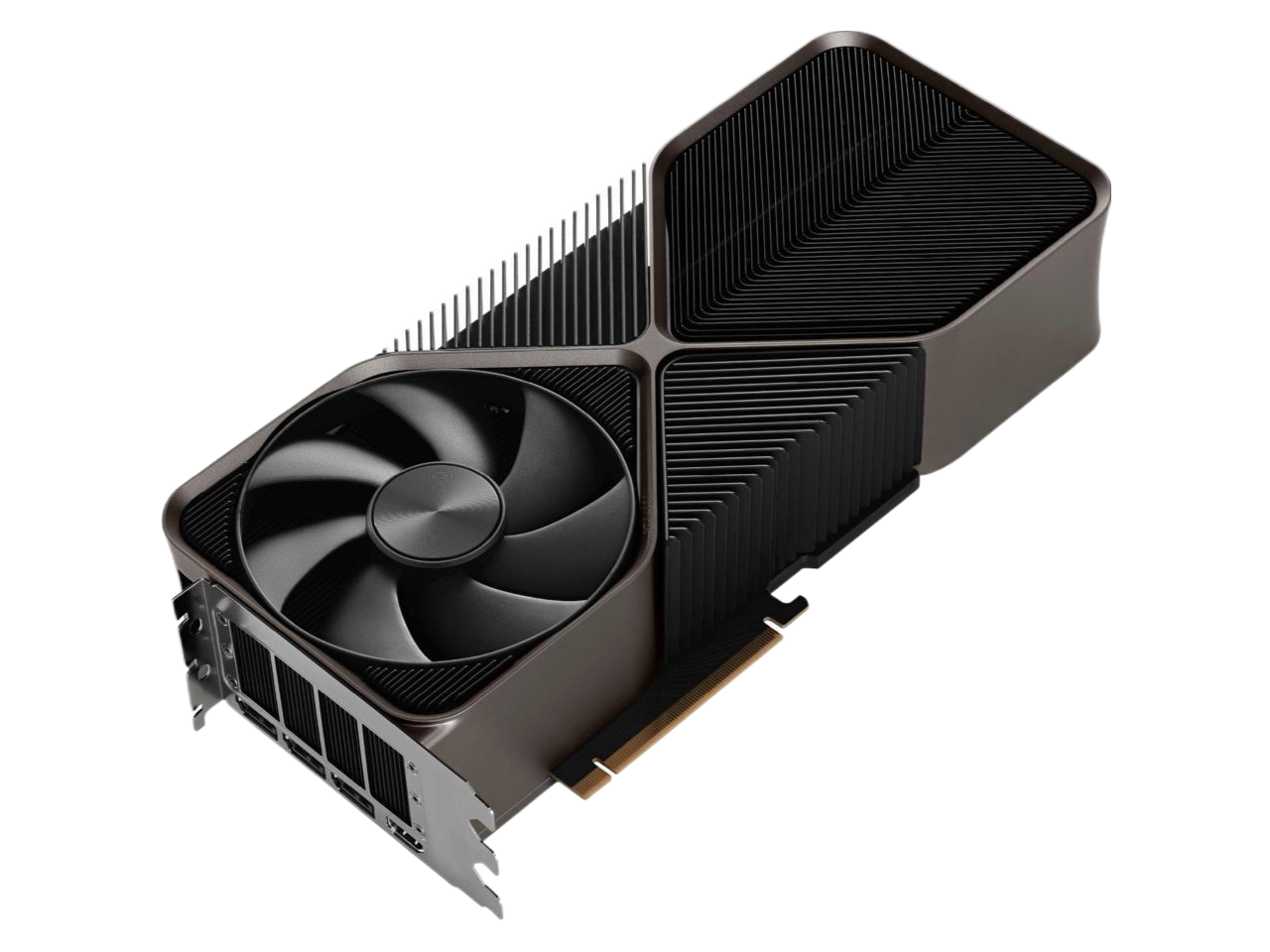 NVIDIA GeForce RTX 4080 16GB Founders Edition GDDR6X PCI Express 4.0 Titanium and black Video Graphics Card 900-1G136-2560-000