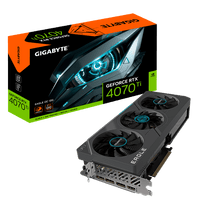GIGABYTE GeForce RTX 4070 Ti EAGLE OC 12G Graphics Card, 3x WINDFORCE Fans, 12GB 192-bit GDDR6X, GV-N407TEAGLE OC-12GD Video Card