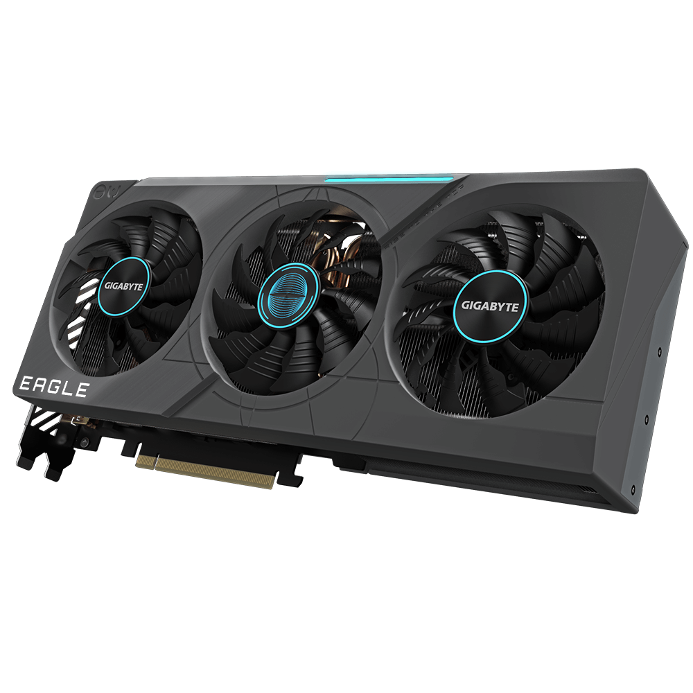 GIGABYTE GeForce RTX 4070 Ti EAGLE OC 12G Graphics Card, 3x WINDFORCE Fans, 12GB 192-bit GDDR6X, GV-N407TEAGLE OC-12GD Video Card