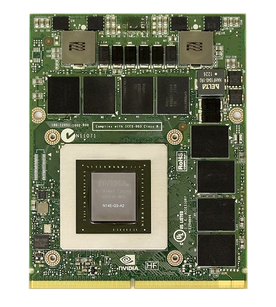 Dell NVIDIA Quadro K4000M 4GB GDDR5 Video Card for Dell Precision M6600 M6700 M6800 5DGTT JDHNF N14E-Q3-A2
