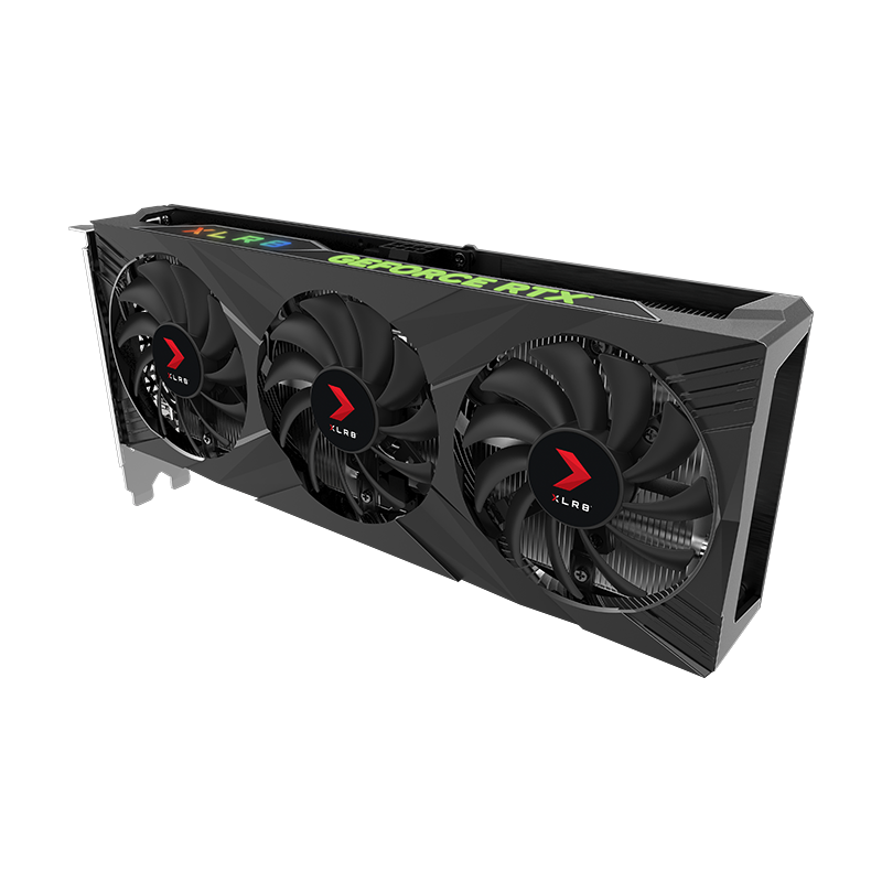 PNY GeForce RTX 4060 8GB XLR8 Gaming VERTO RGB Triple Fan DLSS 3 Graphics Card VCG40608TFXXPB1