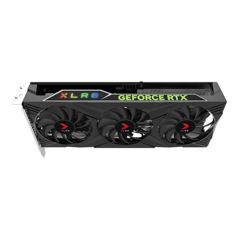PNY GeForce RTX 4060 8GB XLR8 Gaming VERTO RGB Triple Fan DLSS 3 Graphics Card VCG40608TFXXPB1