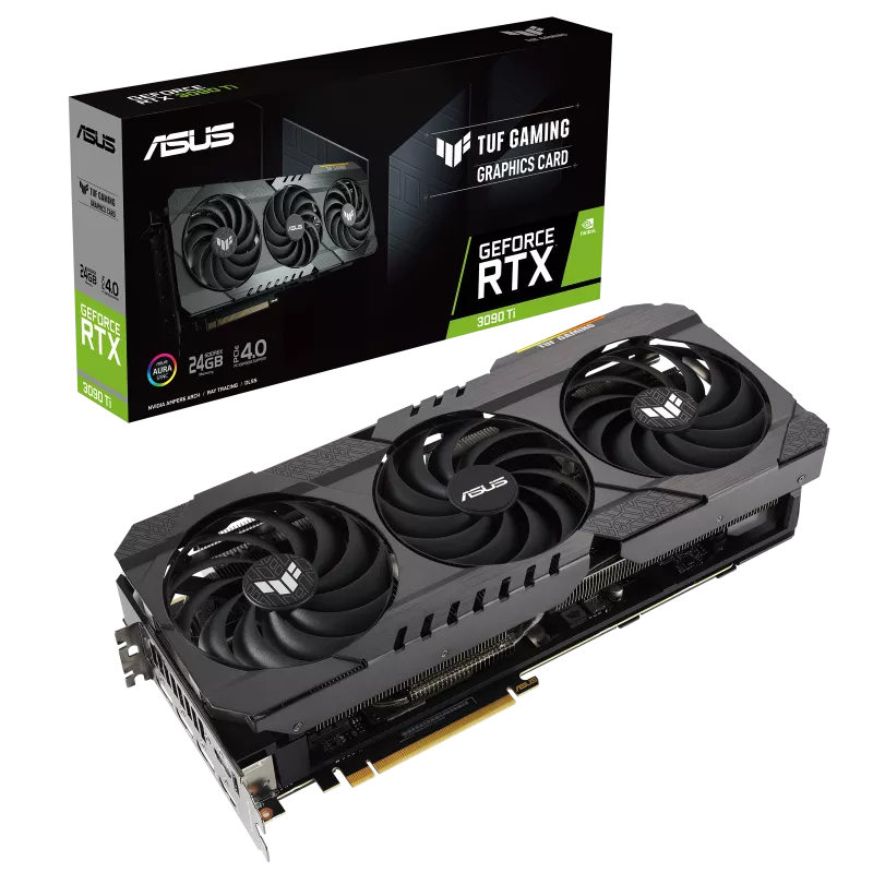 ASUS TUF Gaming NVIDIA GeForce RTX 3090 Ti OC Edition Graphics Card TUF-RTX3090TI-O24G-GAMING