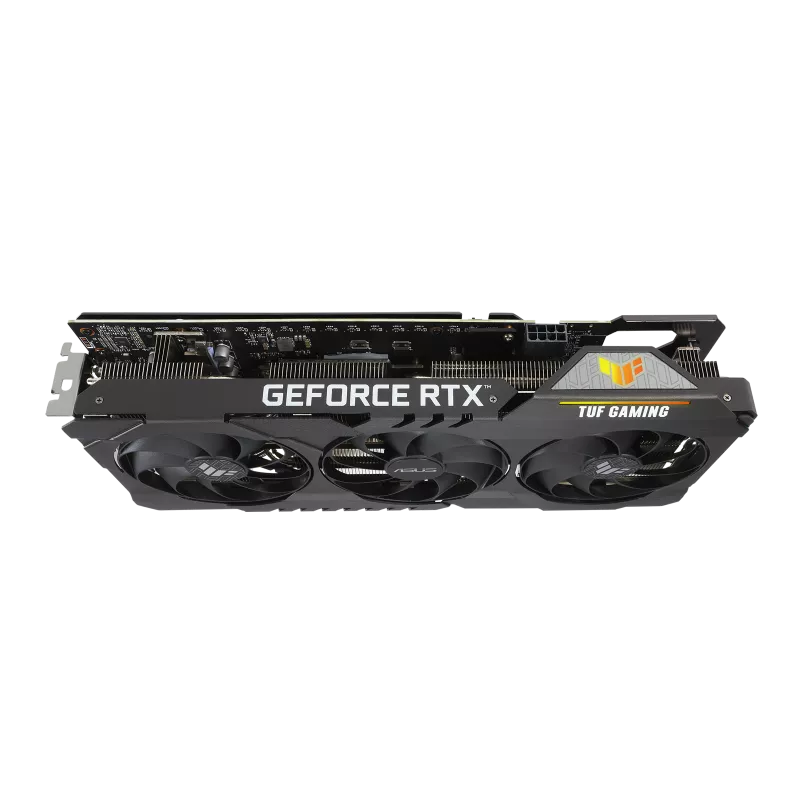 ASUS TUF Gaming NVIDIA GeForce RTX 3060 Ti OC Edition PCIe 4.0, 8GB GDDR6X, HDMI 2.1, DisplayPort 1.4a, Dual Ball Fan Bearings, Military-grade Certification Video Graphics Card TUF-RTX3060TI-O8GD6X-GAMING