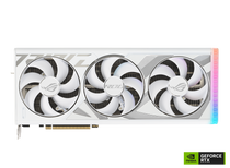ASUS ROG Strix GeForce RTX 4090 White OC Edition PCIe 4.0, 24GB GDDR6X, HDMI 2.1a, DisplayPort 1.4a Gaming Graphics Card