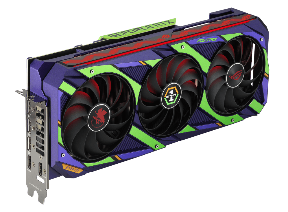 ASUS ROG Strix NVIDIA GeForce RTX 3080 OC EVA EDITION Gaming Graphics Card LHR ROG-STRIX-RTX3080-O12G-EVA