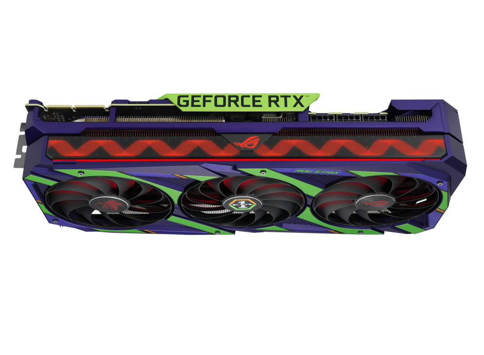 ASUS NVIDIA GeForce RTX 3090 ROG Strix OC EVA EDITION Gaming 24GB GDDR6X PCIe 4.0 Video Graphics Card ROG-STRIX-RTX3090-O24G-EVA