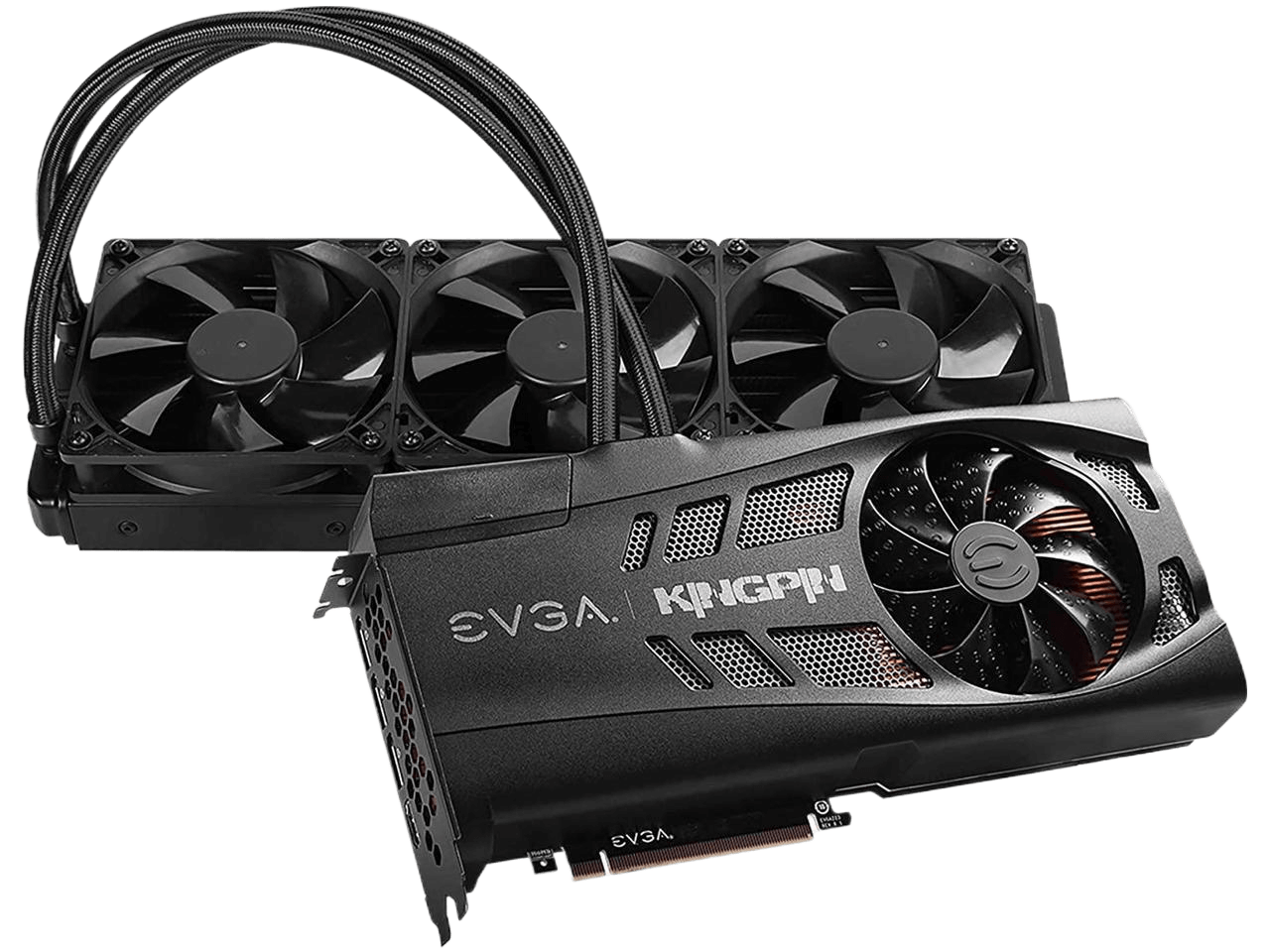 EVGA GeForce RTX 3090 K|NGP|N HYBRID GAMING 24GB GDDR6X iCX3 Technology HYBRID Cooler OLED Display Metal Backplate Video Graphics Card 24G-P5-3998-KR