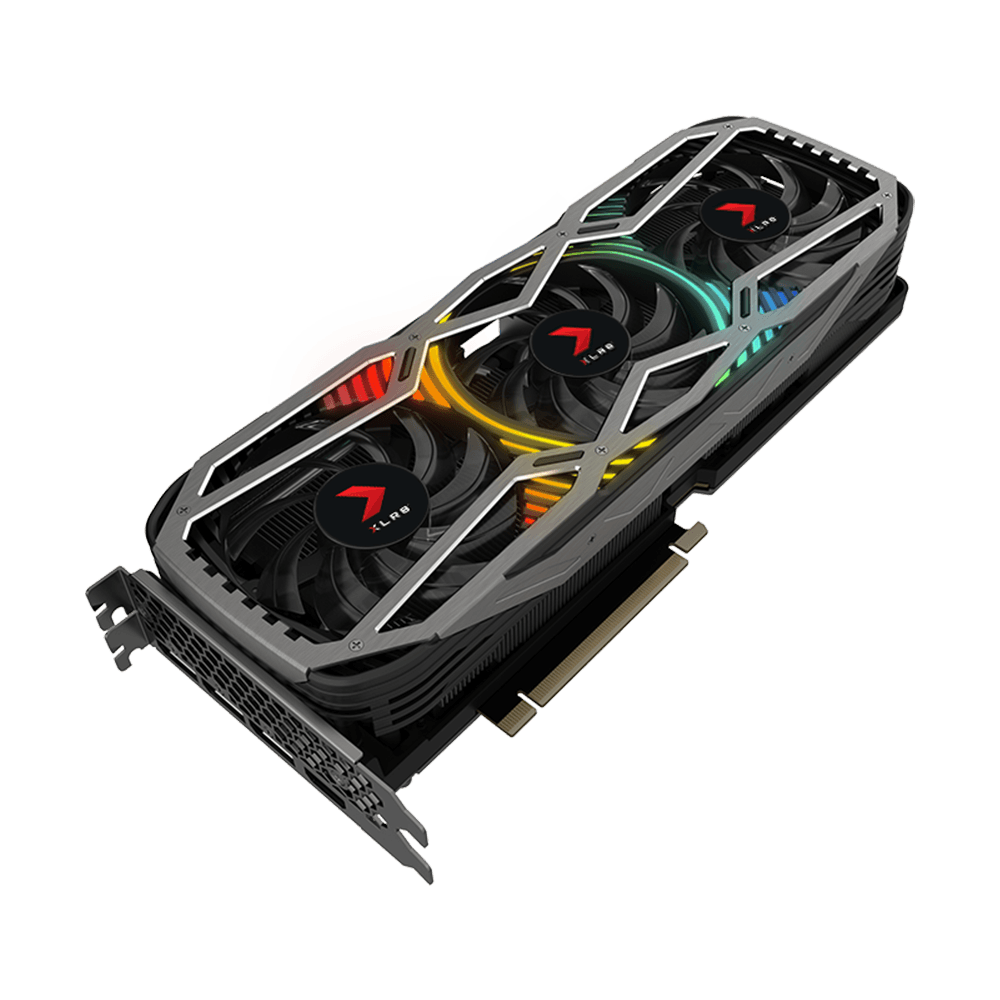 PNY GeForce RTX 3080 10GB XLR8 Gaming UPRISING EPIC-X RGB Triple Fan Graphics Card VCG308010TFXMPB