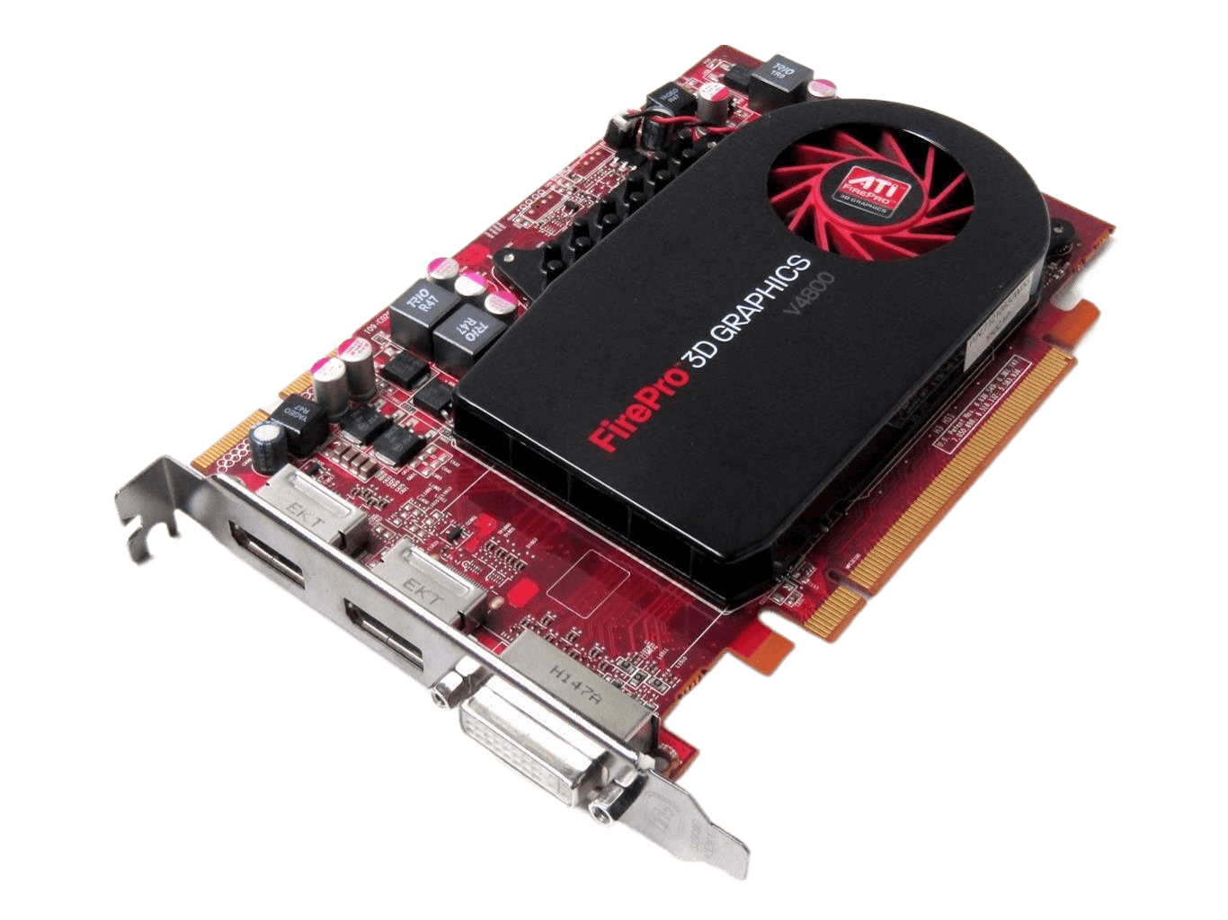 AMD ATI FirePro V4800 1GB DVI/2DisplayPort PCI-Express Workstation Graphics Card
