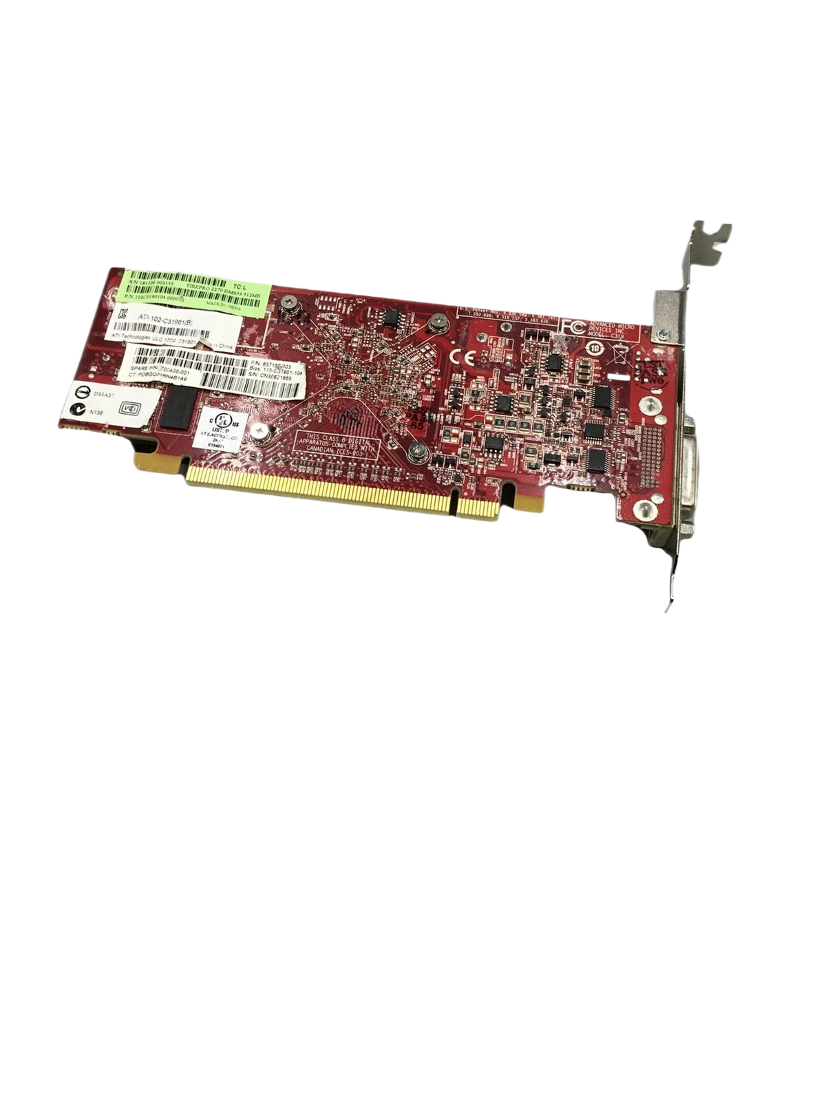 HP AMD FirePro 2270 PCIe x16 / 512MB Workstation Graphics Card 700488-001