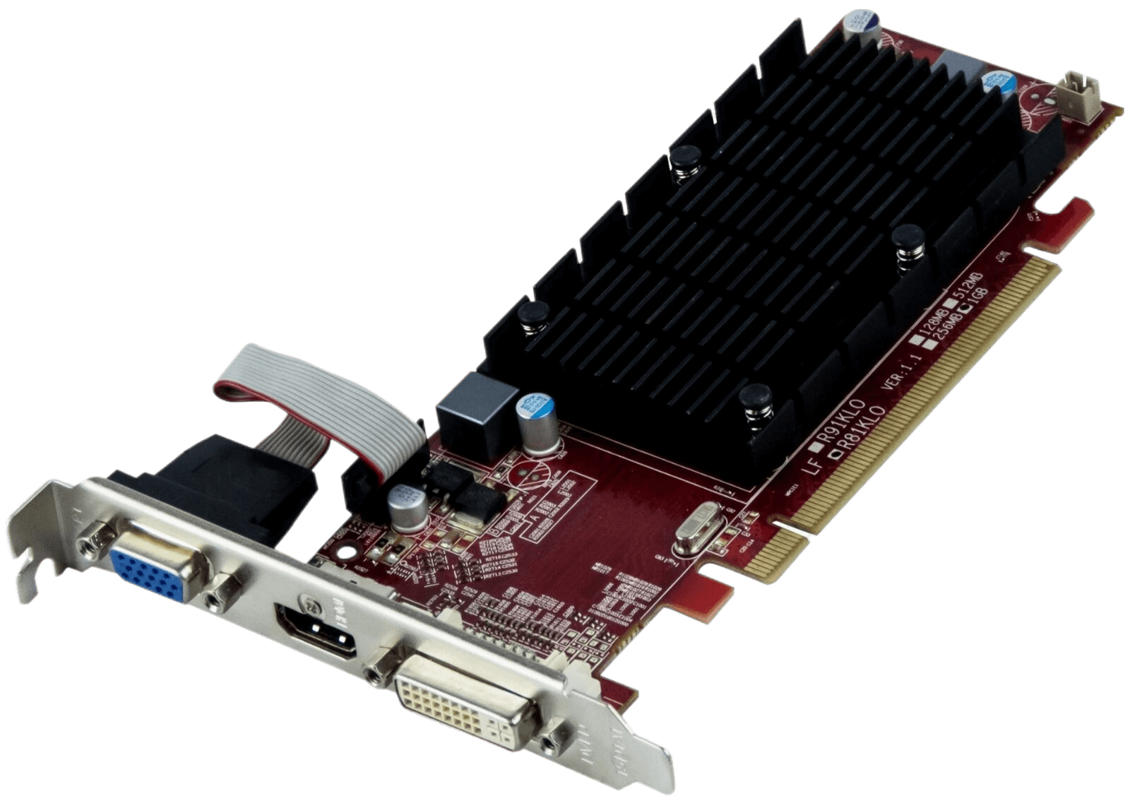 PowerColor ATI Radeon HD5450 1 GB DDR3 VGA/DVI/HDMI PCI-Express Video Card 1 GBK3-SH