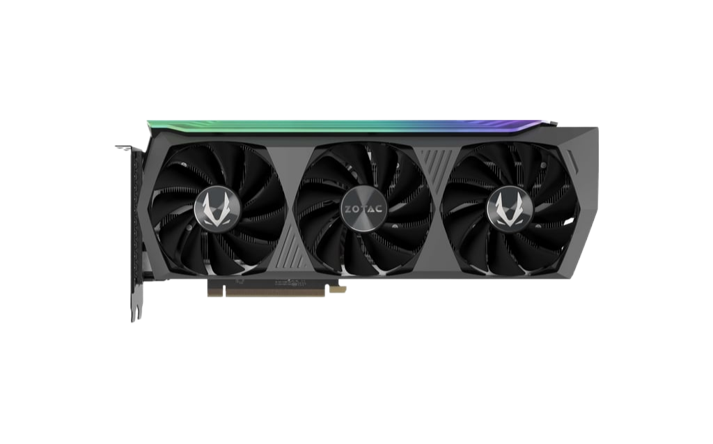 ZOTAC GAMING GeForce RTX 3080 AMP Holo 10GB GDDR6X 320-bit 19 Gbps PCIE 4.0 Gaming HoloBlack IceStorm 2.0 Advanced Cooling SPECTRA 2.0 RGB Lighting Graphics Card ZT-A30800F-10P