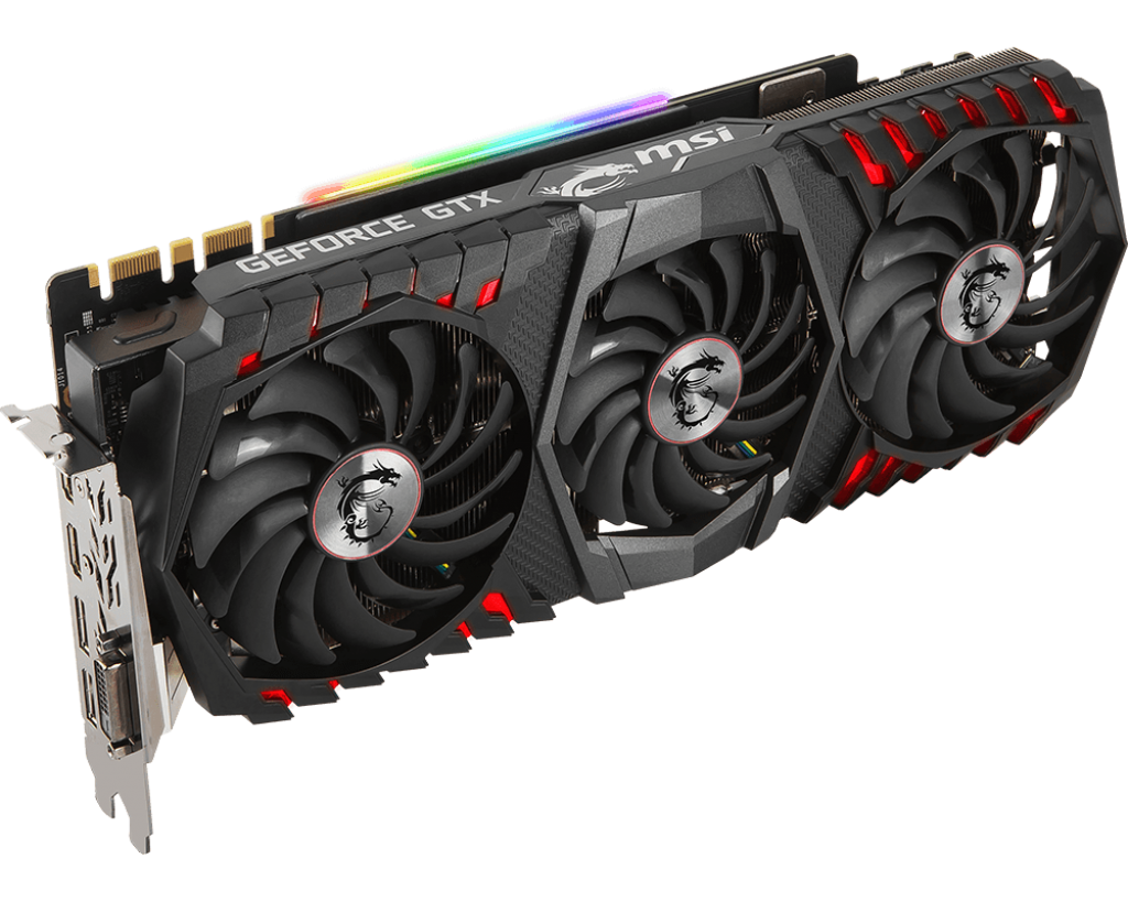 MSI GeForce GTX 1080 Ti GAMING X TRIO 11GB GDDR5X PCI Express 3.0 x16 SLI Support ATX Video Card