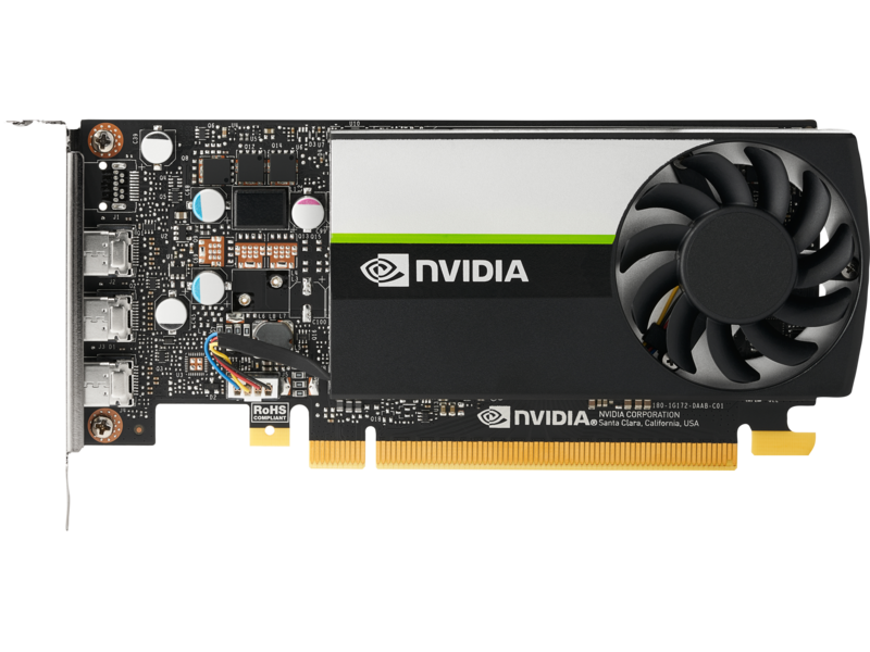 HP NVIDIA T400 2GB GDDR6 Low-profile PCIe Graphics Card 340K8AA