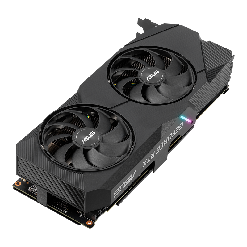ASUS GeForce RTX 2060 SUPER Overclocked 8G EVO GDDR6 Dual-Fan Edition VR Ready HDMI DisplayPort DVI Graphics Card DUAL-RTX2060S-O8G-EVO
