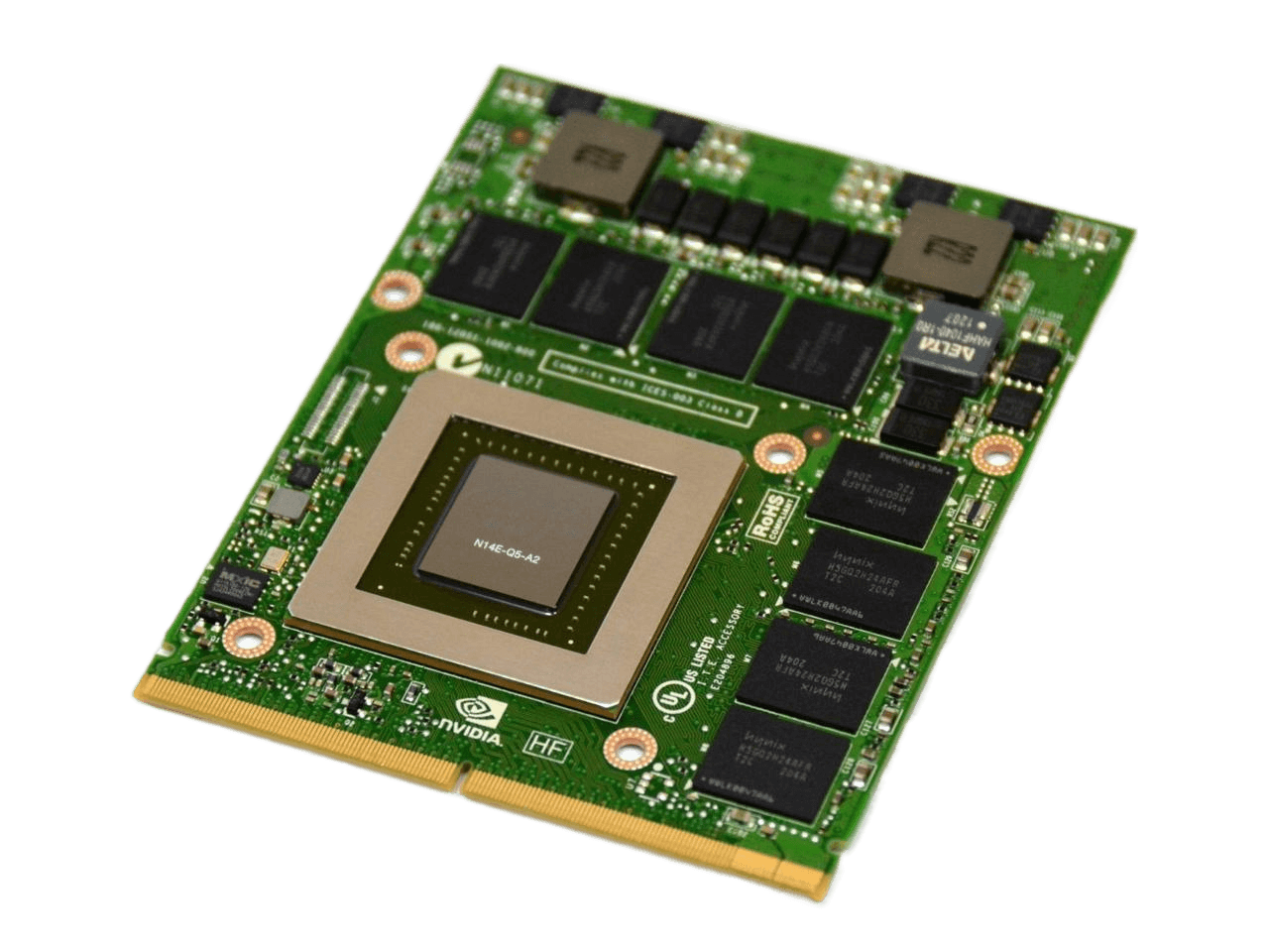 DELL NVIDIA Quadro K5000M 4GB Precision M6700 M6800 GDDR5 MXM Mobile Video Graphics Card GPU T9V0C N14E-Q5-A2