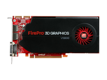 AMD FirePro V5800 1GB GDDR5 128-bit PCI Express 2.1 x16 Full Height Workstation Video Card 641329912126