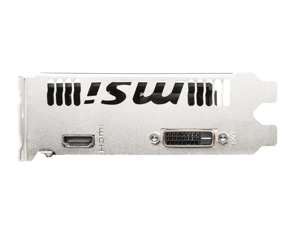 MSI GeForce GT 1030 AERO ITX 2G OC GDDR5 PCI Express 3.0 x16 (uses x4) ATX Graphics Card
