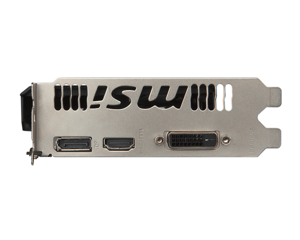MSI GeForce GTX 1050 Ti AERO ITX 4G OC PCI Express 3.0 x16 Graphics Card