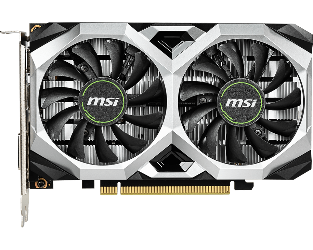 MSI Ventus GeForce GTX 1650 4GB GDDR6 PCI Express 3.0 x16 GTX 1650 D6 Ventus XS OC Graphics Card