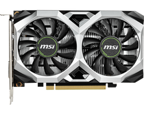 MSI Ventus GeForce GTX 1650 4GB GDDR6 PCI Express 3.0 x16 GTX 1650 D6 Ventus XS OC Graphics Card