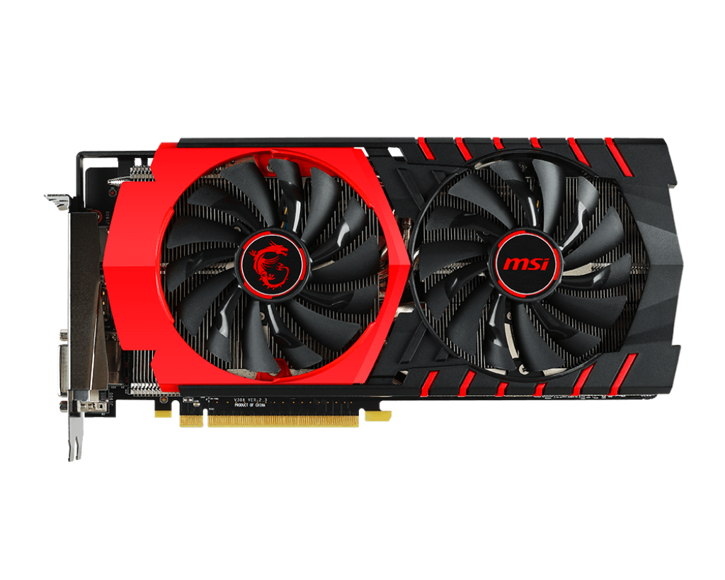 MSI Radeon R9 390X 8GB GDDR5 CrossFireX Support ATX Video Card R9 390X GAMING 8G LE