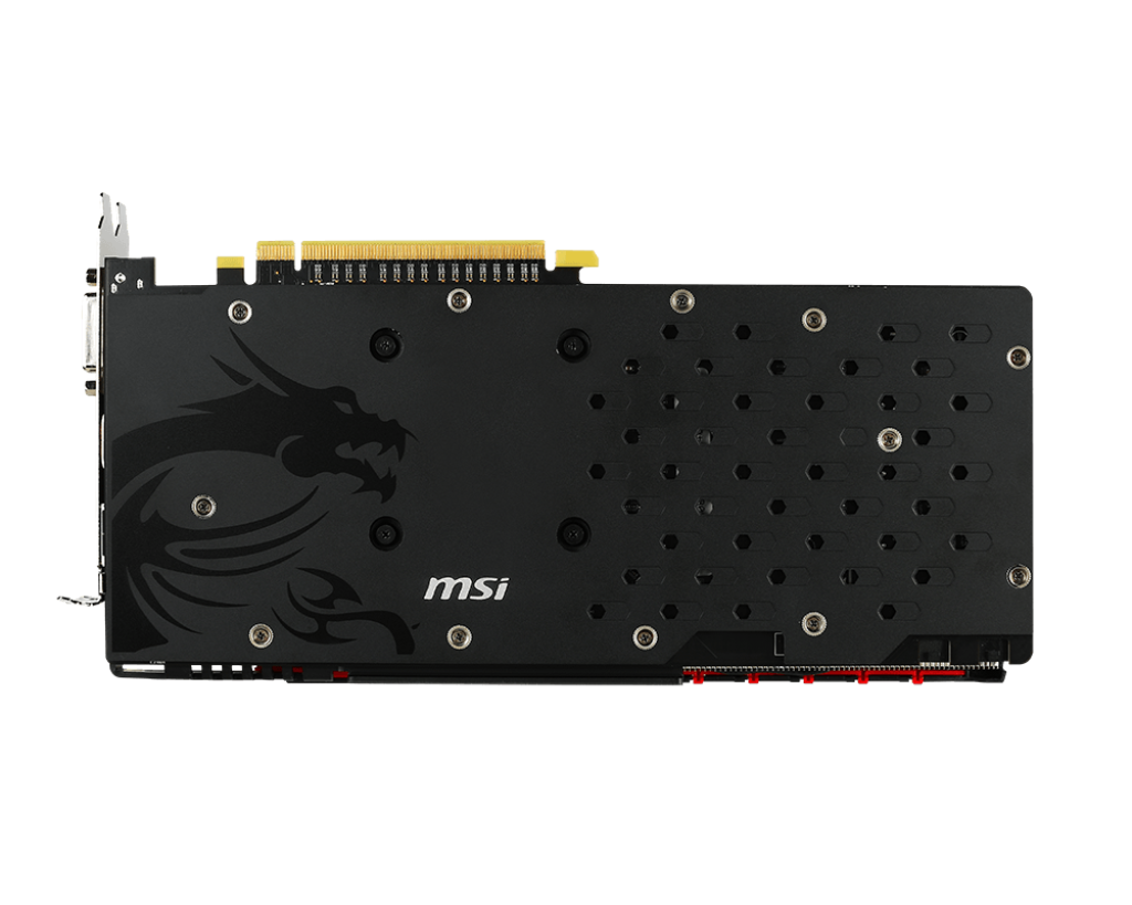 MSI Radeon R9 390X 8GB GDDR5 CrossFireX Support ATX Video Card R9 390X GAMING 8G LE