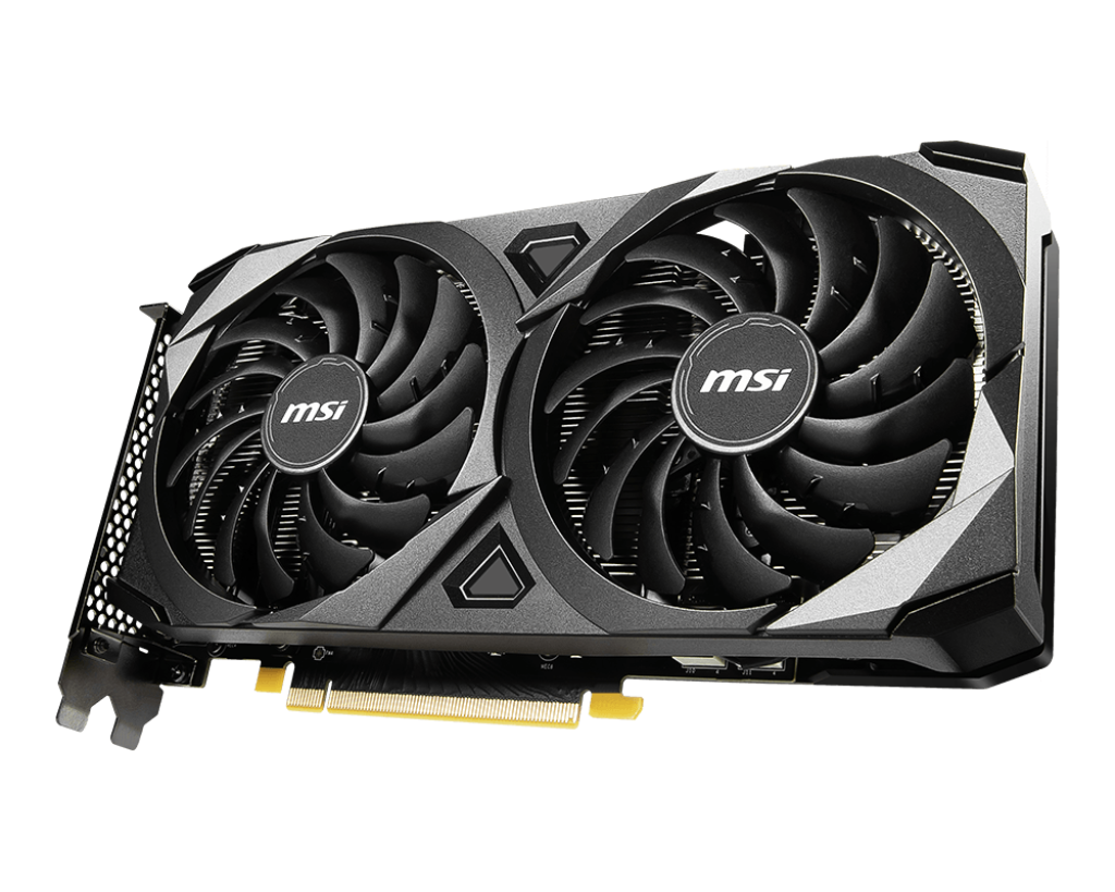 MSI Ventus GeForce RTX 3060 Ti 8GB GDDR6 PCI Express 4.0  RTX 3060 Ti VENTUS 2X 8G OCV1 Graphics Card