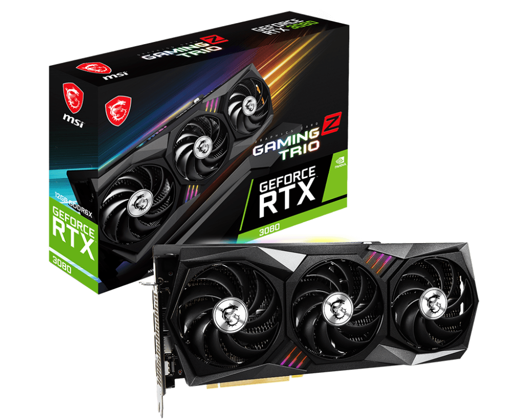 MSI GeForce RTX 3070 GAMING Z TRIO 8GB 256-bit GDDR6 PCI Express 4.0 LHR Graphics Card