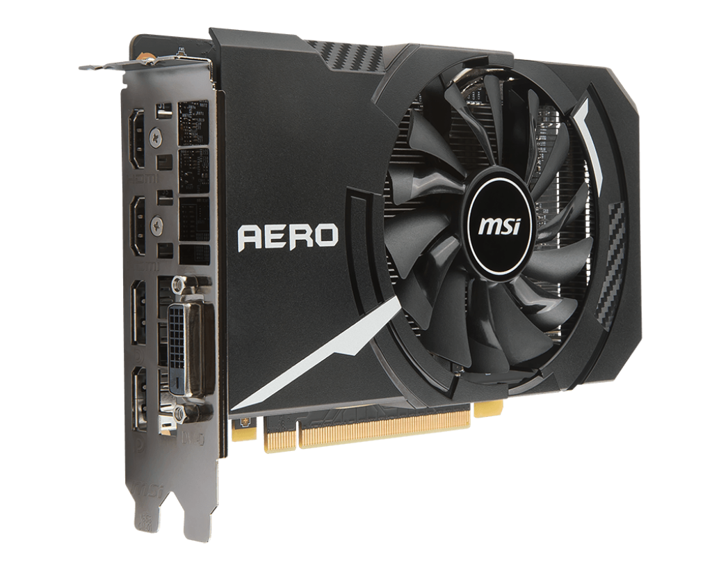 MSI GeForce GTX 1060 AERO ITX 6G OC GDDR5 PCI Express 3.0 x16 6GB Video Card