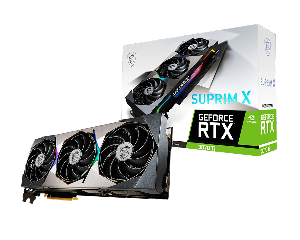 MSI GeForce RTX 3070 Ti SUPRIM X 8G 8GB GDDR6X PCI Express 4.0 Video Graphics Card