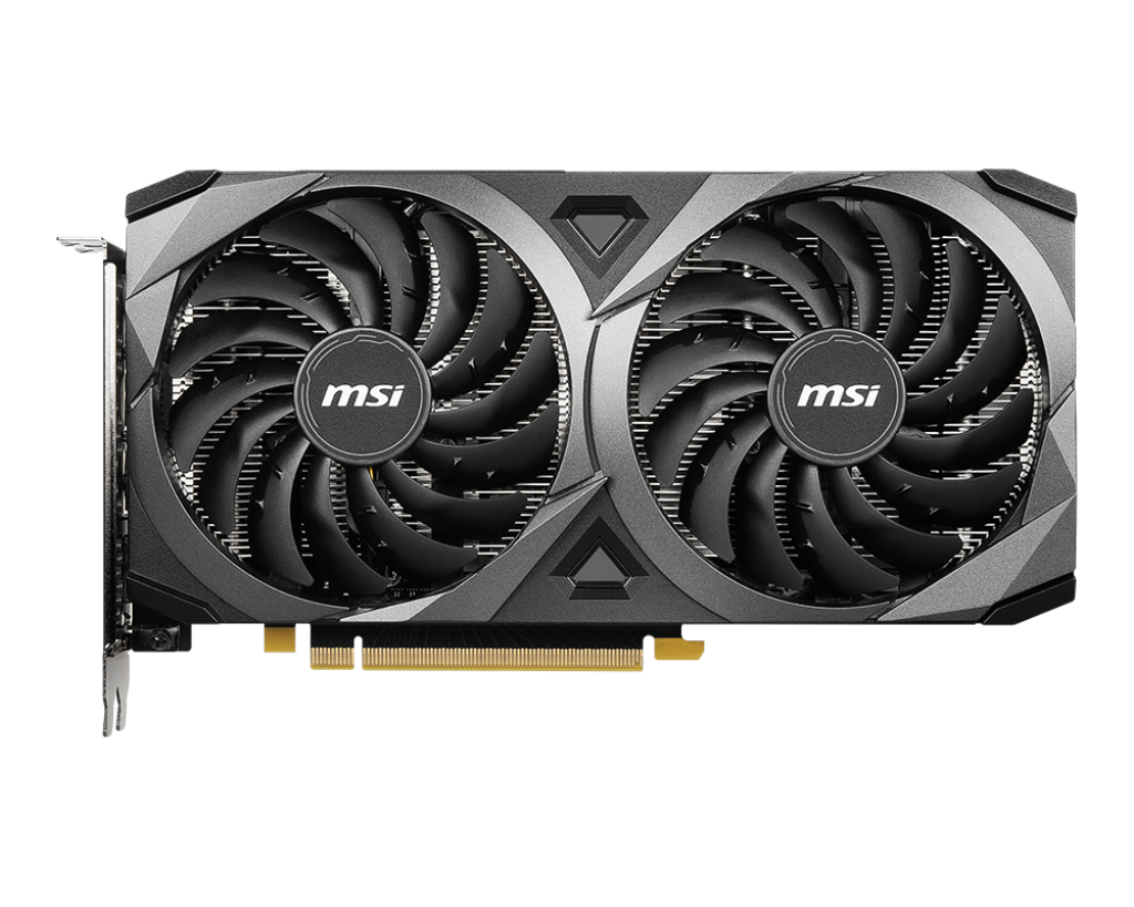 MSI Ventus GeForce RTX 3060 Ti 8GB GDDR6 PCI Express 4.0  RTX 3060 Ti VENTUS 2X 8G OCV1 Graphics Card