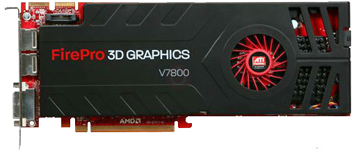 AMD ATI FirePro V7800 2GB DDR5 DVI/2DisplayPort PCI-Express Workstation Graphics Card 100-505604