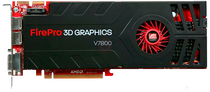 AMD ATI FirePro V7800 2GB DDR5 DVI/2DisplayPort PCI-Express Workstation Graphics Card 100-505604