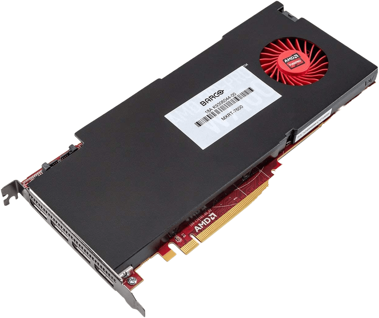 AMD MXRT-7600 8GB AMD Firepro Quad Head PCIe Video Graphics Card Controller K9306044
