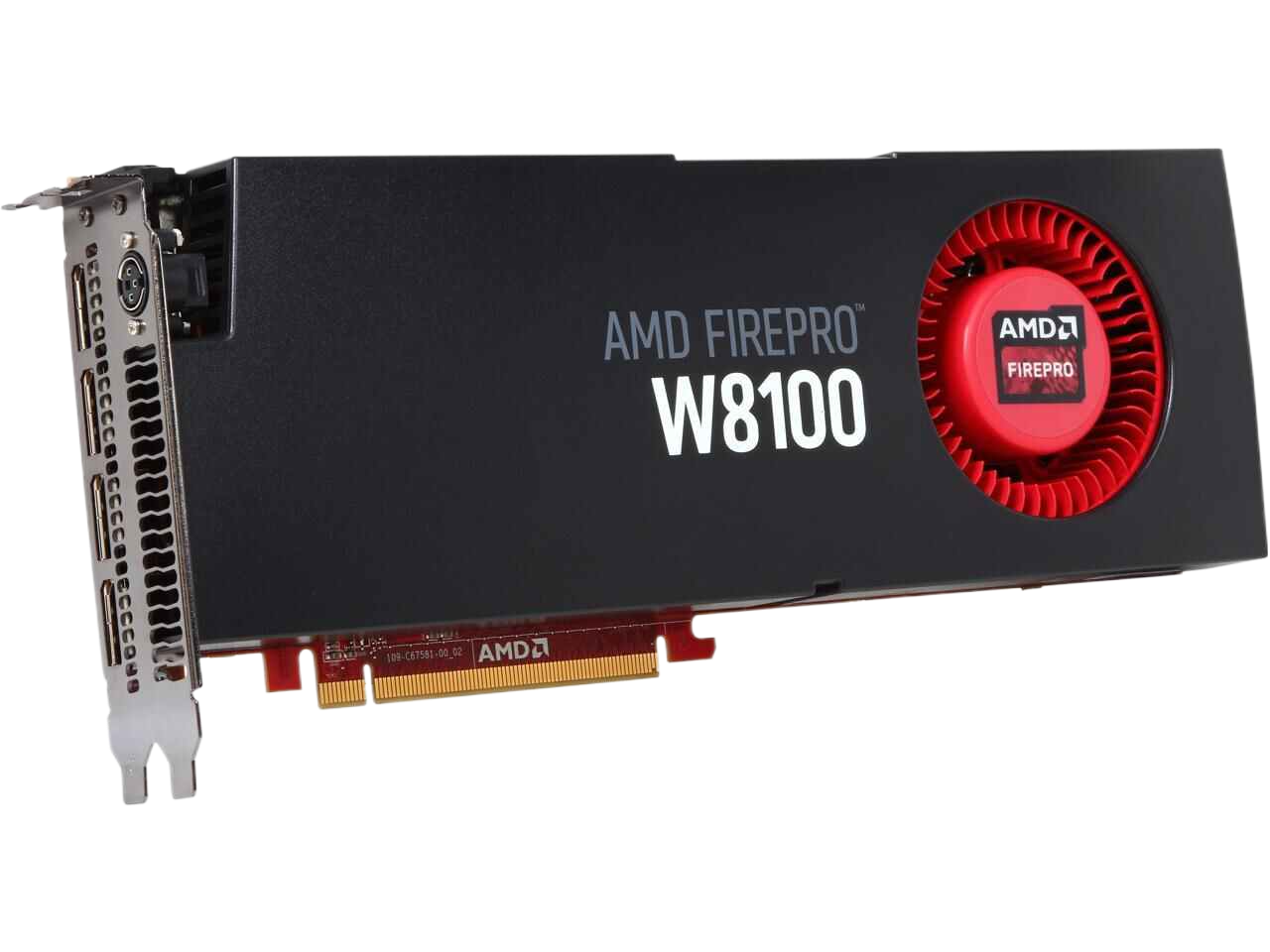 AMD FirePro W8100 8GB 512-bit GDDR5 PCI Express 3.0 x16 CrossFire Supported Workstation Video Card 100-505976