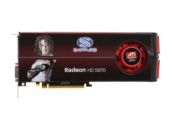 SAPPHIRE AMD Radeon HD 5870 Cypress XT 1GB 256 bit GDDR5 PCI