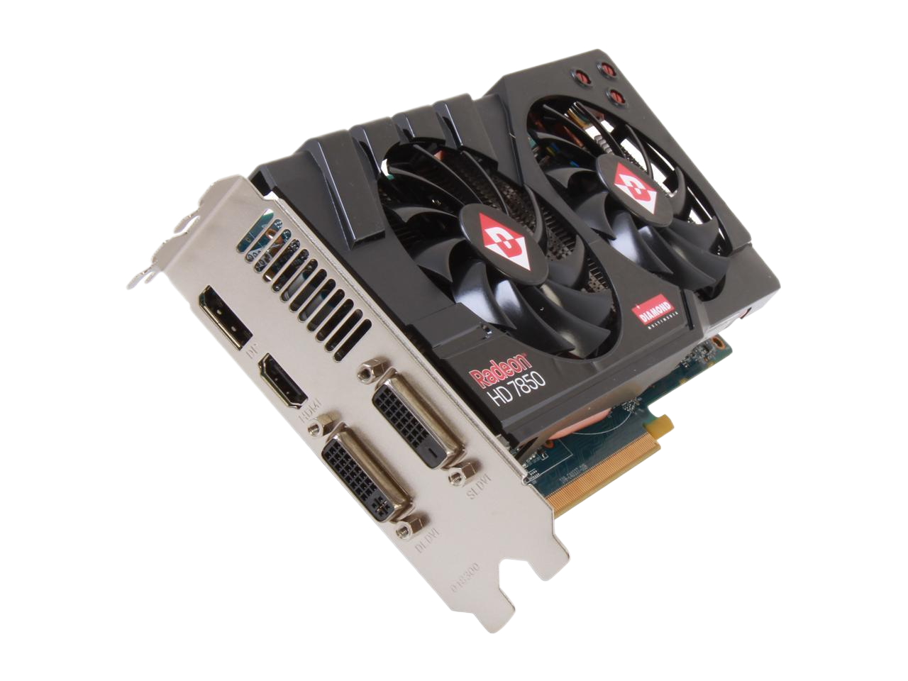 DIAMOND Radeon HD 7850 2GB GDDR5 PCI Express 3.0 x16 CrossFireX Support Video Card 7850PE52GV2