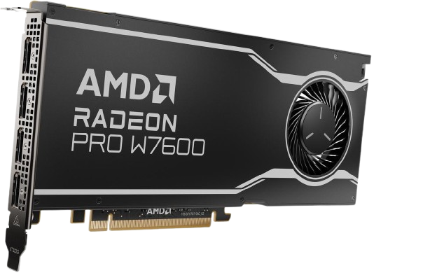 AMD Radeon Pro W7600 100-300000077 8GB 128-bit GDDR6 PCI Express 4.0 x8 Graphics Card