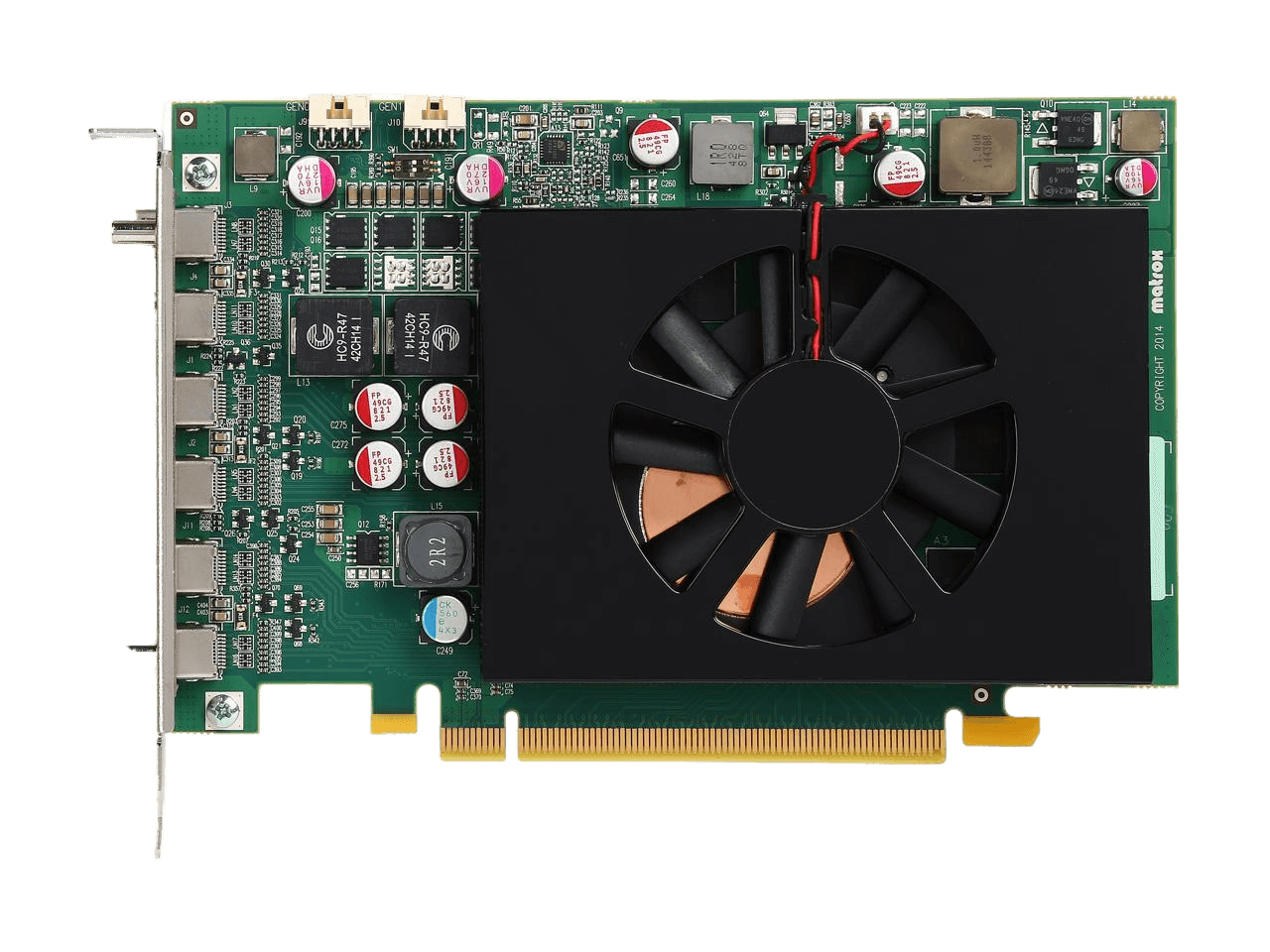 Matrox C680 C680-E4GBF 4GB GDDR5 PCI Express 3.0 x16 Full Height / Half Length Workstation Video Card