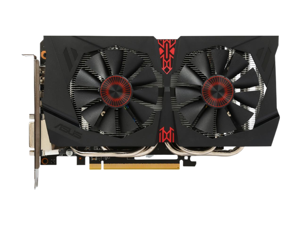 ASUS STRIX GeForce GTX 960 Overclocked 2 GB DDR5 128-bit DisplayPort HDMI 2.0 DVI-I Graphics Card STRIX-GTX960-DC2OC-2GD5