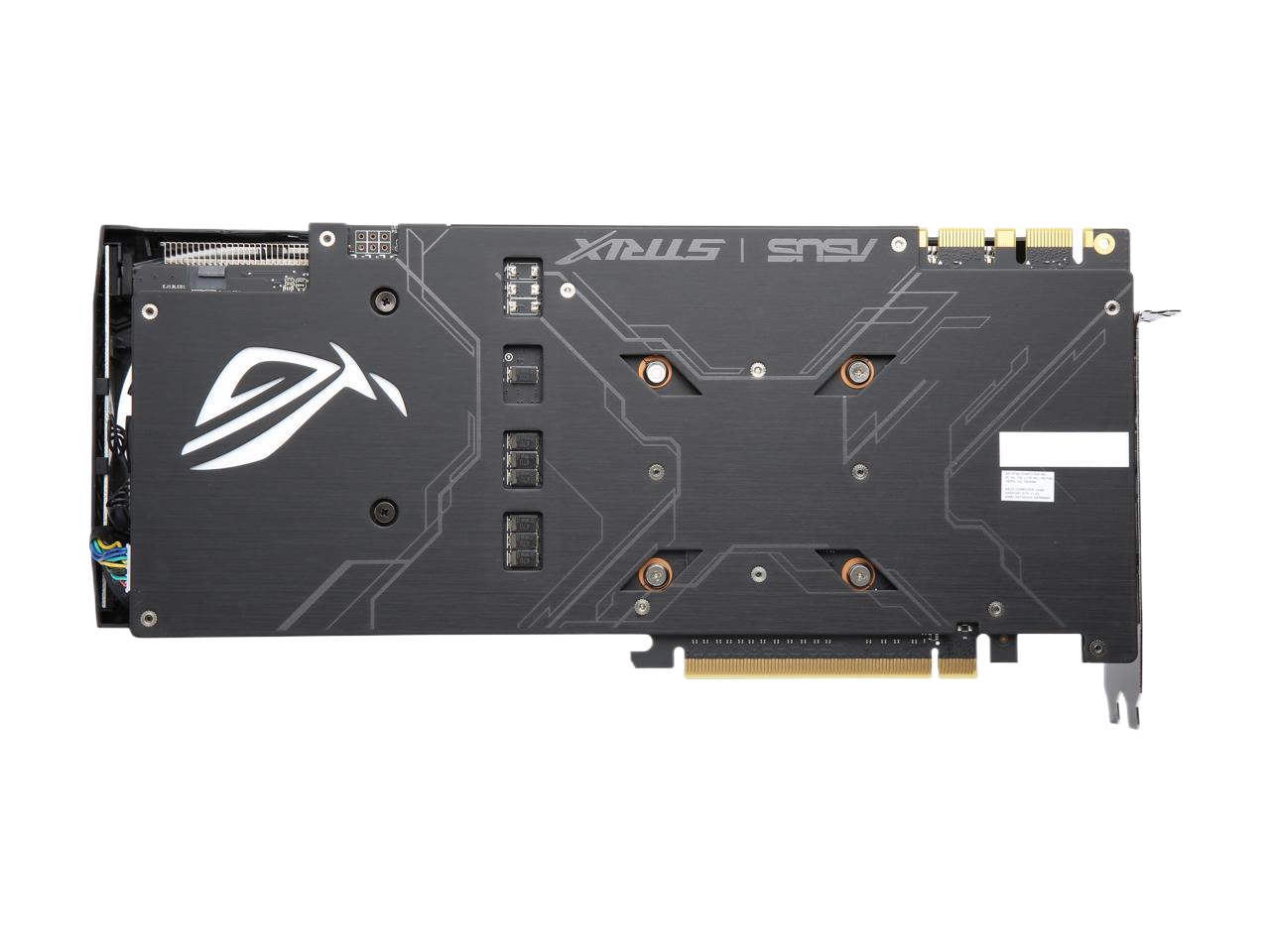ASUS ROG Strix GeForce GTX 1080 8GB 11Gbps OC Edition VR Ready HDMI DP DVI Gaming Graphics Card ROG-STRIX-GTX1080-O8G-11GPBS