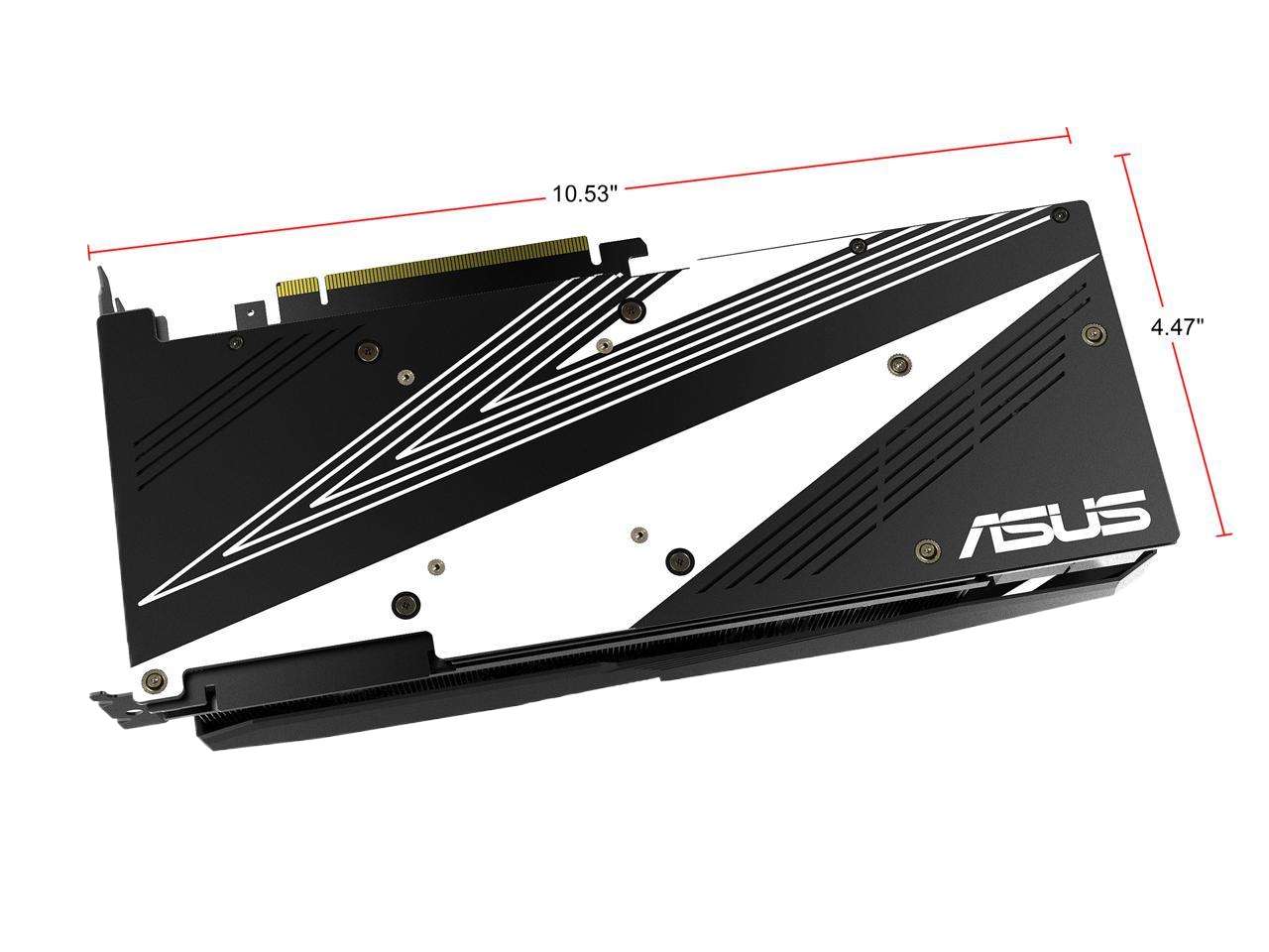 ASUS Dual GeForce RTX 2080 Ti 11GB GDDR6 PCI Express 3.0 SLI Support Video Card DUAL-RTX2080TI-O11G