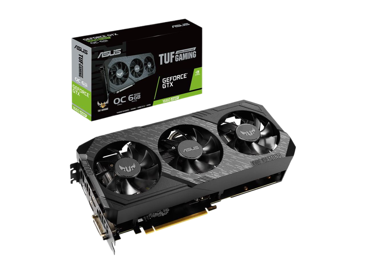 ASUS TUF Gaming X3 GeForce GTX 1660 SUPER 6GB 192-Bit GDDR6 PCI Express 3.0 HDCP Ready Video Card TUF 3-GTX1660S-O6G-GAMING