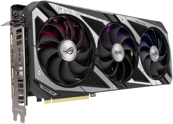 ASUS ROG Strix GeForce RTX 3060 12GB GDDR6 PCI Express 4.0 OC Edition ROG-STRIX-RTX3060-O12G-GAMING Video Card