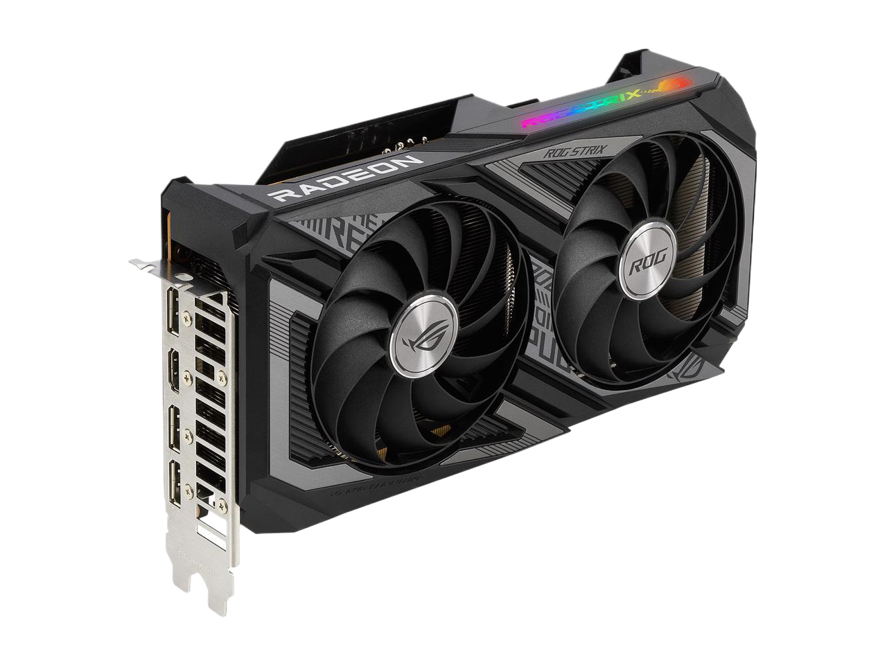 ASUS ROG STRIX Radeon RX 6600 XT 8GB GDDR6 PCI Express 4.0 CrossFireX Support ATX Video Card ROG-STRIX-RX6600XT-O8G-GAMING