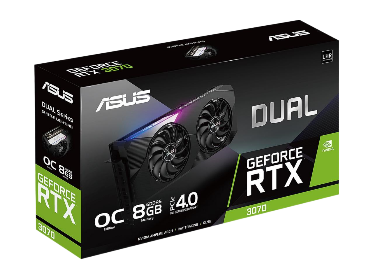 ASUS Dual NVIDIA GeForce RTX 3070 V2 OC Edition Gaming 8GB GDDR6